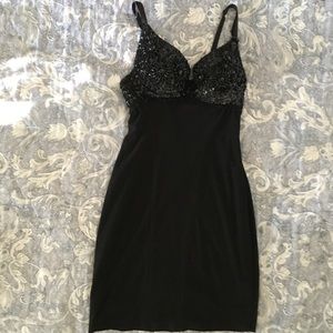 Little Black Dress w Sequins Bra